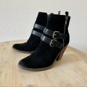Dolce Vita Black Suede Boots, Sz 8.5